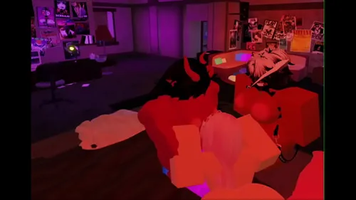 Duo Futa baise salope - trio hardcore animation